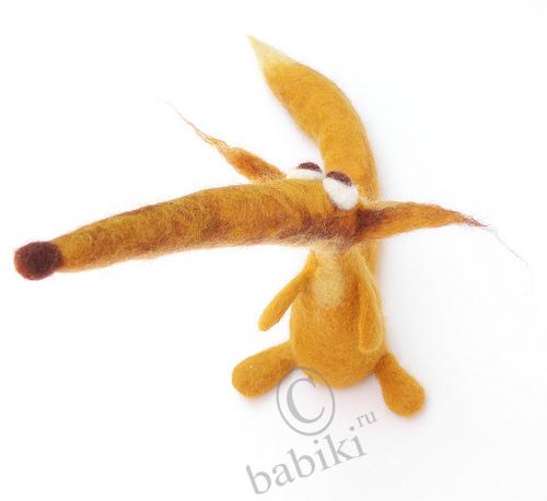 Оригинальные игрушки методом валяния из шерсти (фото 9)