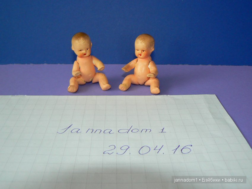 Керамический пупсик, Германия, высота 7 см (фото 5)