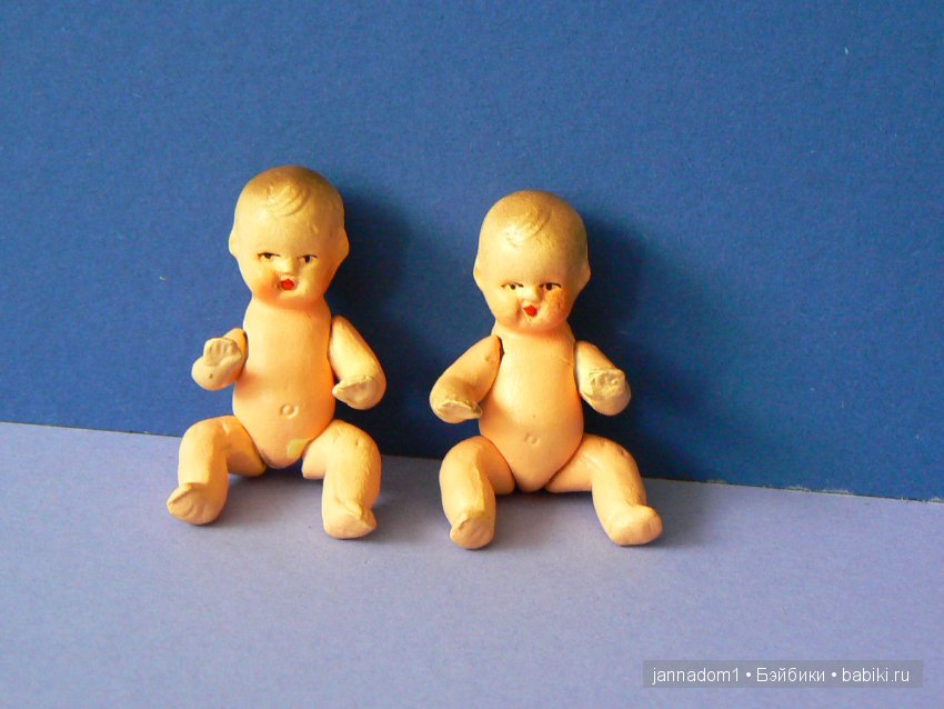 Керамический пупсик, Германия, высота 7 см (фото 2)