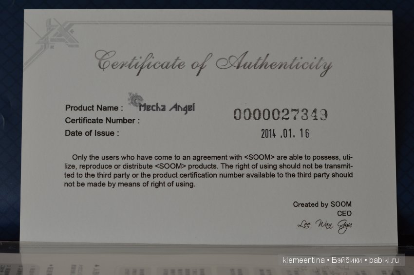 Продам SOOM Mecha Angel Sabik (одежда, парик, глаза) (фото 2)