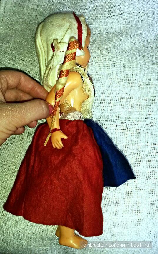 Сувенирная рельефная кукла 33 см (фото 7)