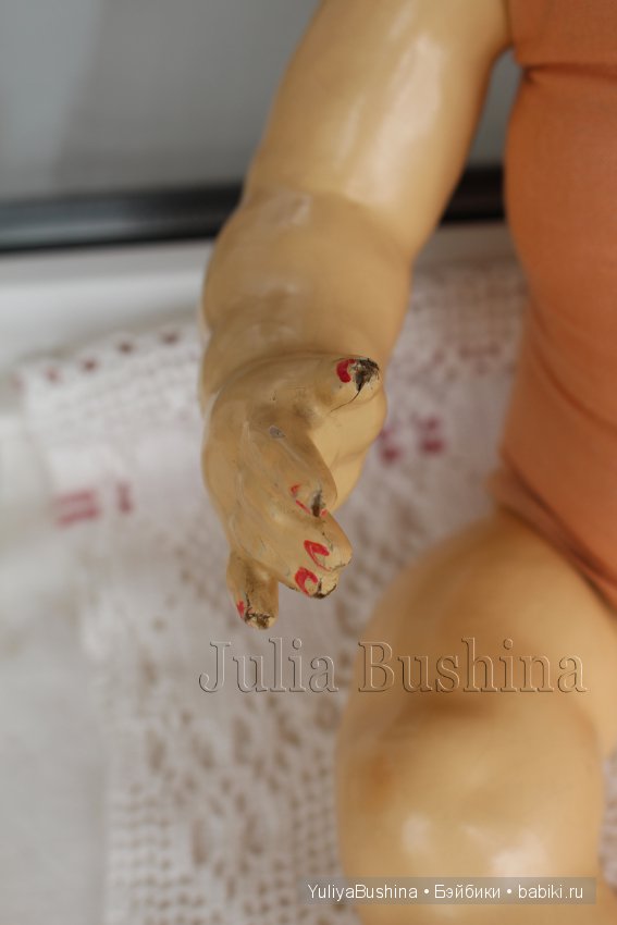 Пупс ГДР " Мой любимчик" — Антикварные куклы (фото 5)