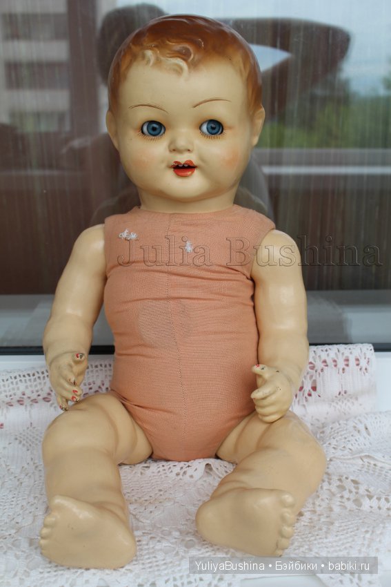 Пупс ГДР " Мой любимчик" — Антикварные куклы (фото 2)