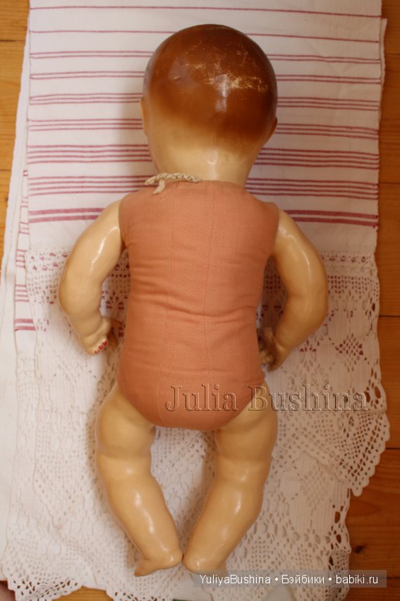 Пупс ГДР " Мой любимчик" — Антикварные куклы (фото 4)