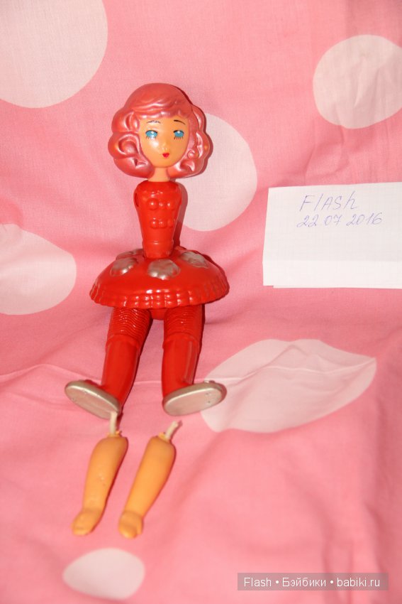 Кукла СССР Целлулоид Мальвина Рошальский комбинат на запчасти или восстановление (фото 6)