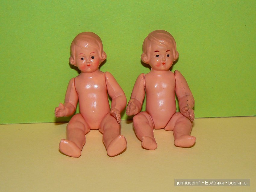 Целлулоидные винтажные куколки Schildkrot 7,5см (фото 5)