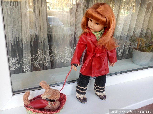 Сара с собачкой 2004 г — Игровые куклы