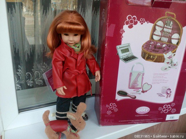 Сара с собачкой 2004 г — Игровые куклы