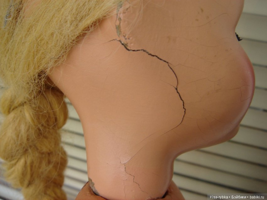 Продам винтажную опилочную куклу, Загорск. Очень редкая (фото 9)