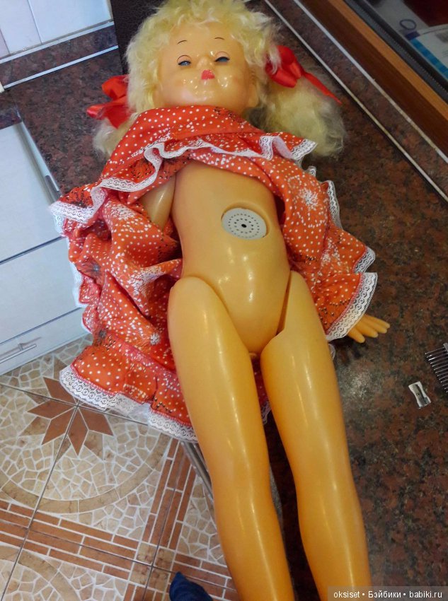Кукла пришла в гости. Механизм хождения Советской куклы.