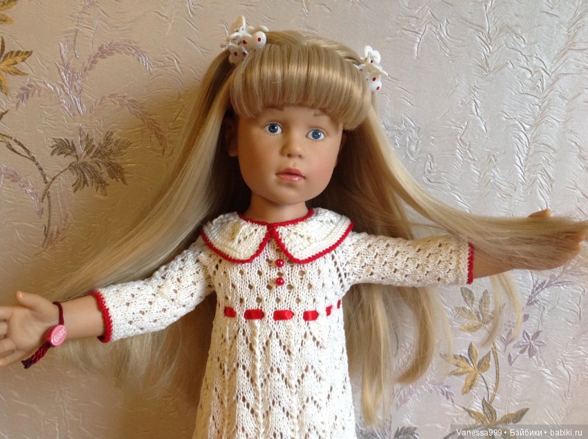 Anna(Анна) с нарисованными глазками молд Снегурочки от Готц(Gotz).Серия "Сказочный мир" 2007 г