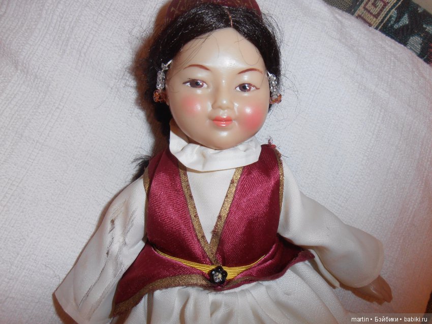 Кукла "казашка" из серии 15 республик,ф-ка сувенирных и подарочных игрушек.Мягкое тело (фото 2)