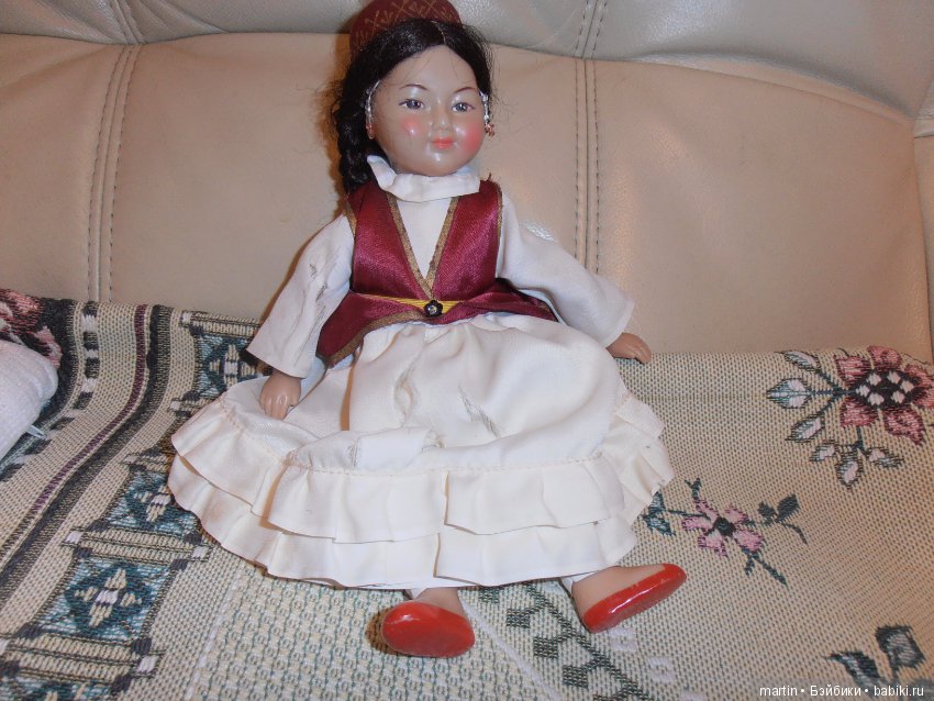 Кукла "казашка" из серии 15 республик,ф-ка сувенирных и подарочных игрушек.Мягкое тело (фото 8)