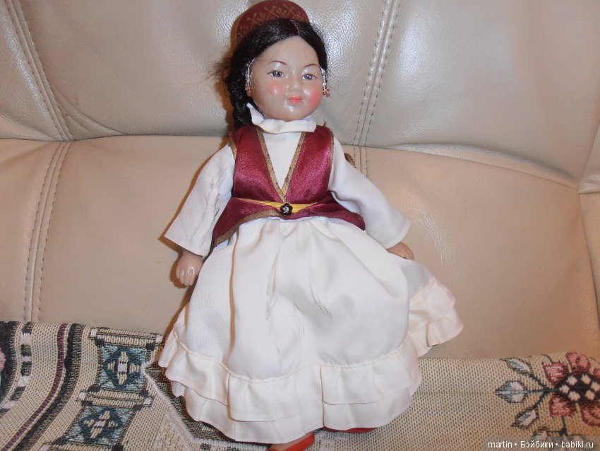 Кукла "казашка" из серии 15 республик,ф-ка сувенирных и подарочных игрушек.Мягкое тело (фото 6)