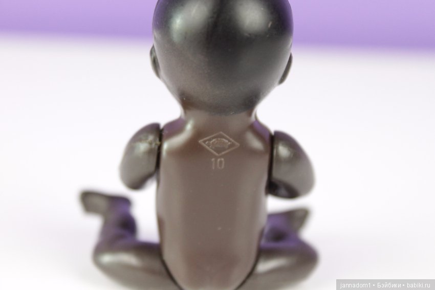 Винтажная куколка-негритенок Schildkrot, высота 10 см (фото 4)