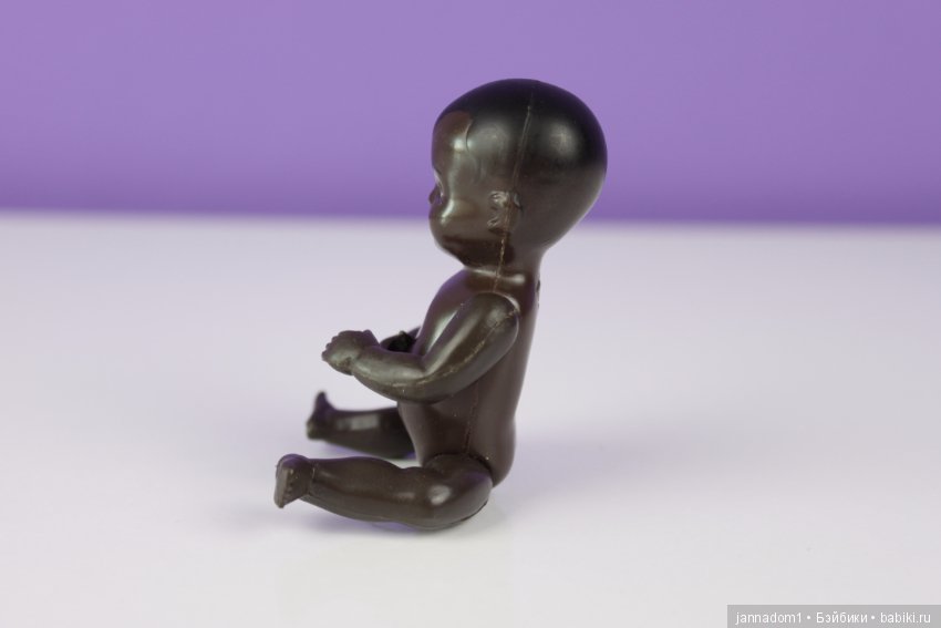 Винтажная куколка-негритенок Schildkrot, высота 10 см (фото 5)