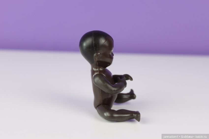 Винтажная куколка-негритенок Schildkrot, высота 10 см (фото 2)