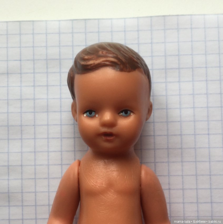 Пупсик резиновый 12 см ГДР