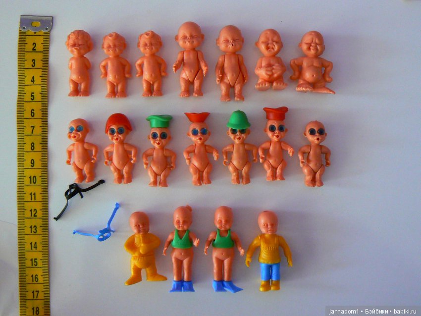 Маленькие человечки из яиц, высота 3-4,5 см (фото 2)