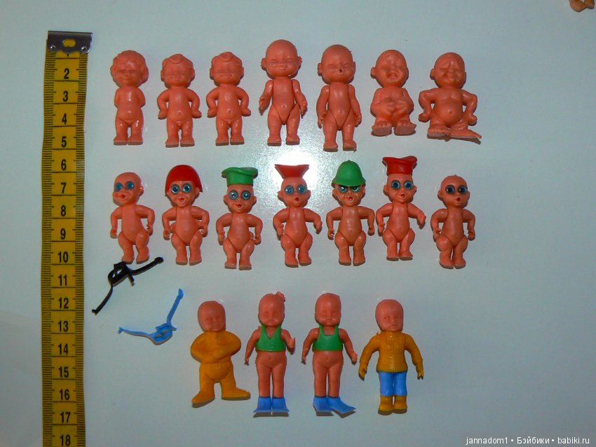 Маленькие человечки из яиц, высота 3-4,5 см (фото 3)