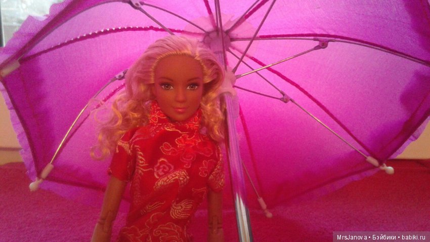 Яркий зонт Барби. Новая модель. Распродажа.