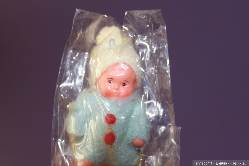 Пупсики резиновые Ари в упаковочке, 6,5 см. Новые, 1970 годы, ГДР (фото 10)