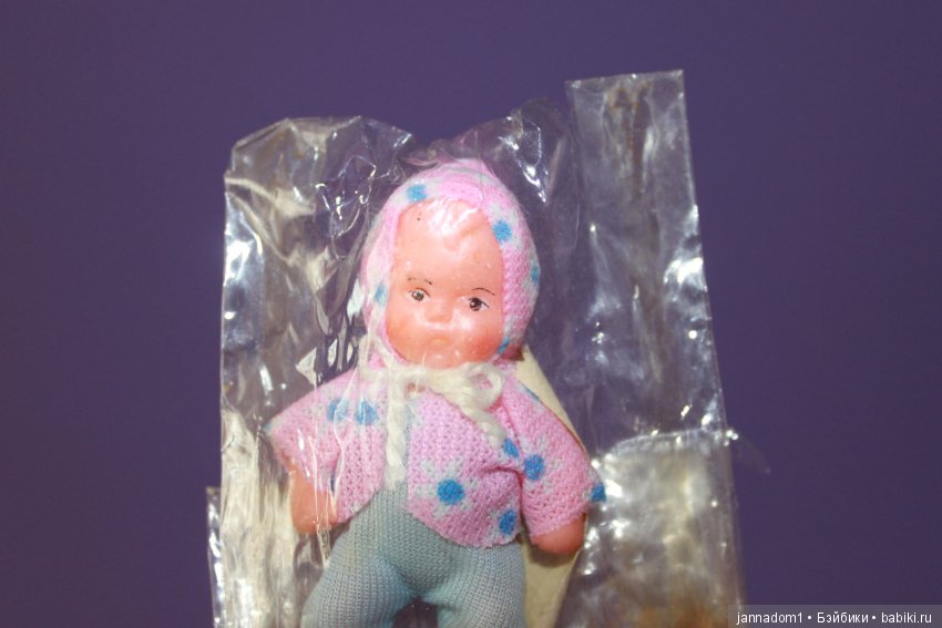 Пупсики резиновые Ари в упаковочке, 6,5 см. Новые, 1970 годы, ГДР (фото 4)