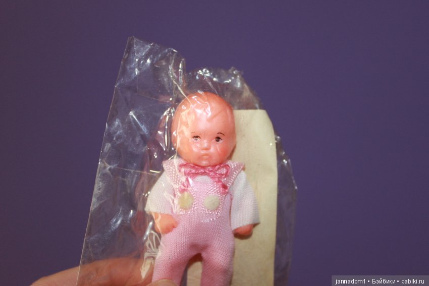 Пупсики резиновые Ари в упаковочке, 6,5 см. Новые, 1970 годы, ГДР