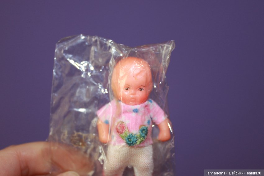 Пупсики резиновые Ари в упаковочке, 6,5 см. Новые, 1970 годы, ГДР (фото 7)