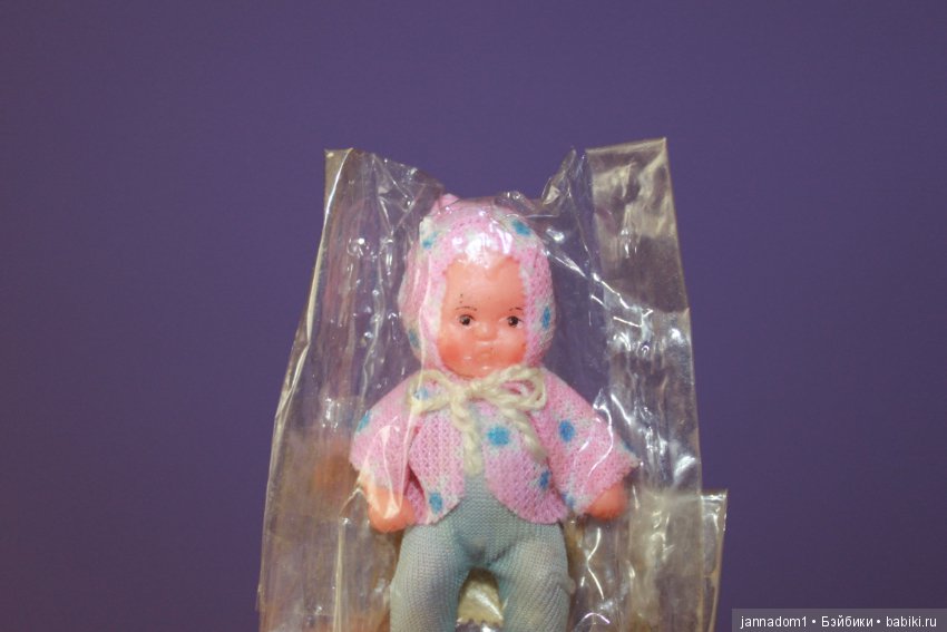 Пупсики резиновые Ари в упаковочке, 6,5 см. Новые, 1970 годы, ГДР