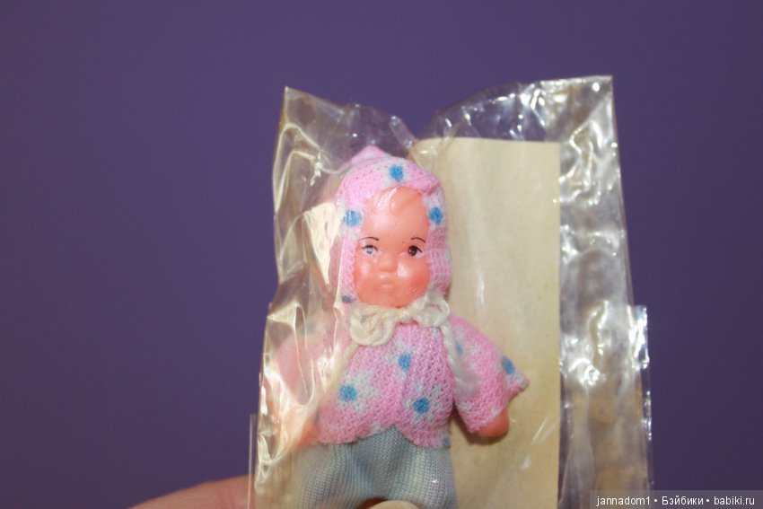 Пупсики резиновые Ари в упаковочке, 6,5 см. Новые, 1970 годы, ГДР (фото 6)