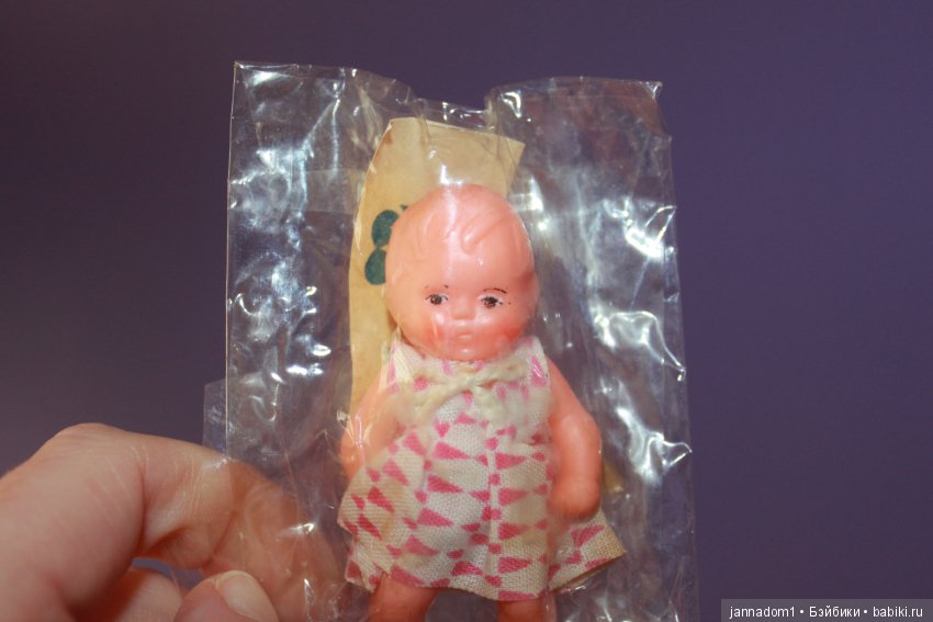 Пупсики резиновые Ари в упаковочке, 6,5 см. Новые, 1970 годы, ГДР (фото 9)