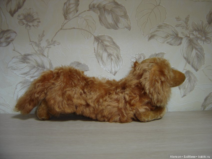 Старинная игрушка такса Steiff , 16 см (фото 5)
