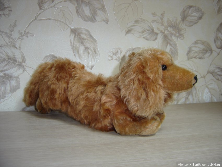 Старинная игрушка такса Steiff , 16 см (фото 4)