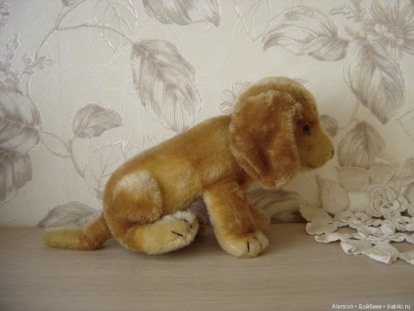 Старинная собачка такса Steiff (фото 5)