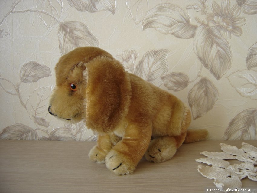 Старинная собачка такса Steiff