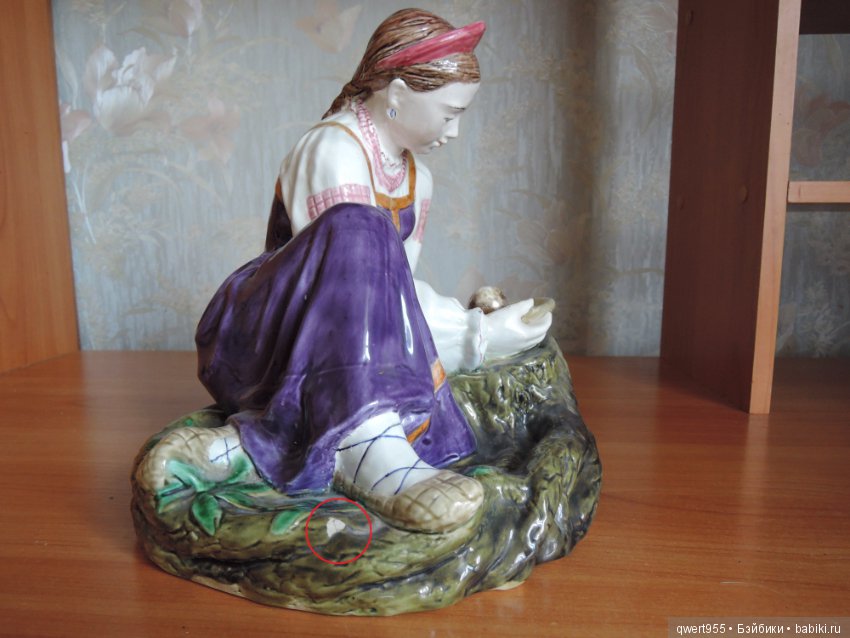 Фарфоровая статуэтка "Наливное яблочко". Скидка! Цена 30 000 руб (фото 5)