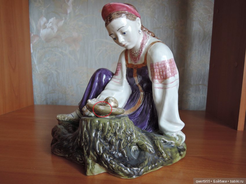 Фарфоровая статуэтка "Наливное яблочко". Скидка! Цена 30 000 руб (фото 4)