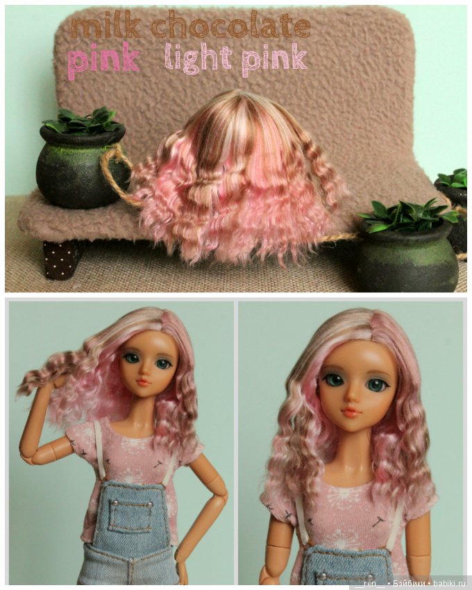 Парички для J-Doll — Аксессуары для кукол (фото 4)