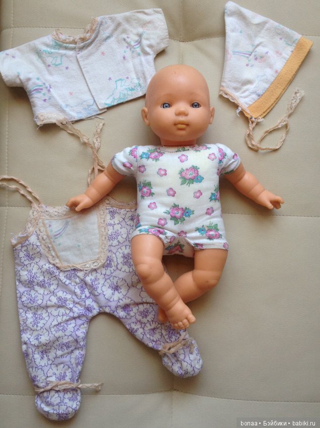 Кукла пупс с мягким телом O.P.N.J.Z. URUSв родной одежде конец 80 - 90 (фото 4)