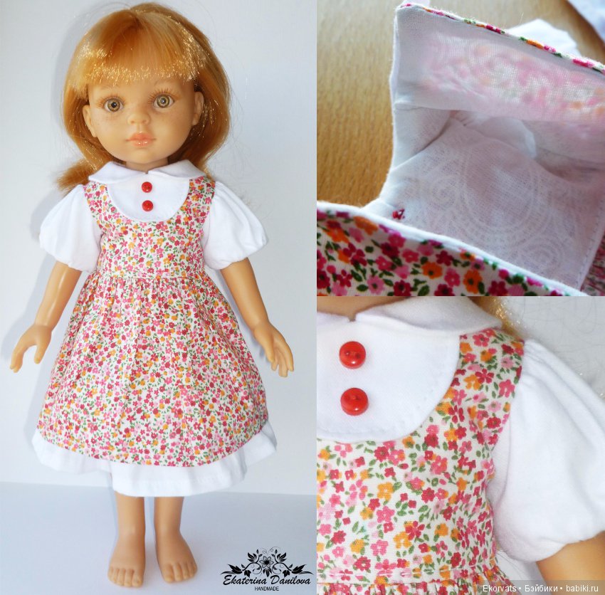 Как сшить кукле красивое платье