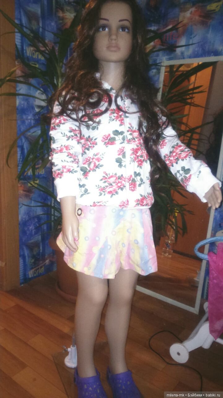 Шикарная очень большая кукла манекен 110 см ростом (фото 6)