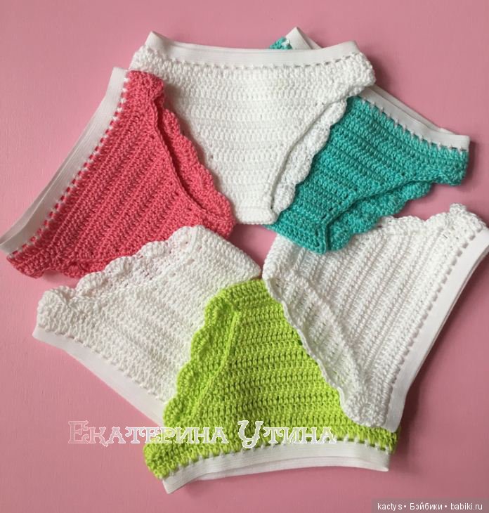 Мастер-класс по вязанию трусиков крючком для baby born (фото 3)