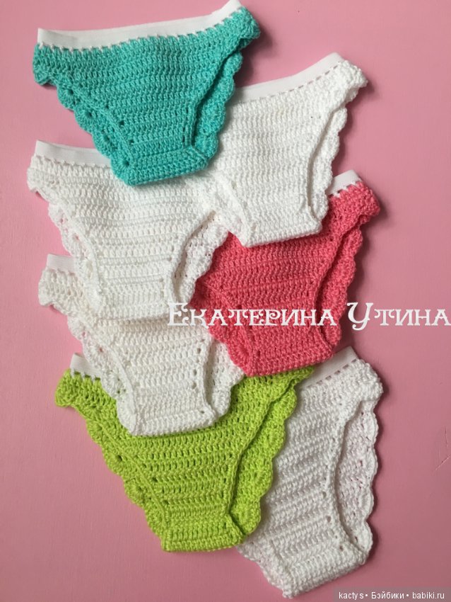 Мастер-класс по вязанию трусиков крючком для baby born (фото 9)