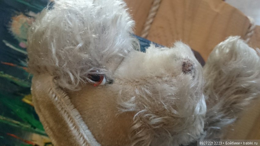 Шарнирная собака гдр. Steiff (фото 5)