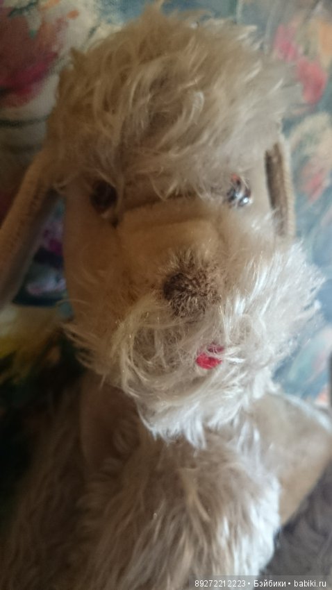 Шарнирная собака гдр. Steiff (фото 3)