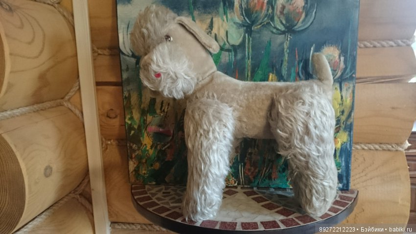 Шарнирная собака гдр. Steiff