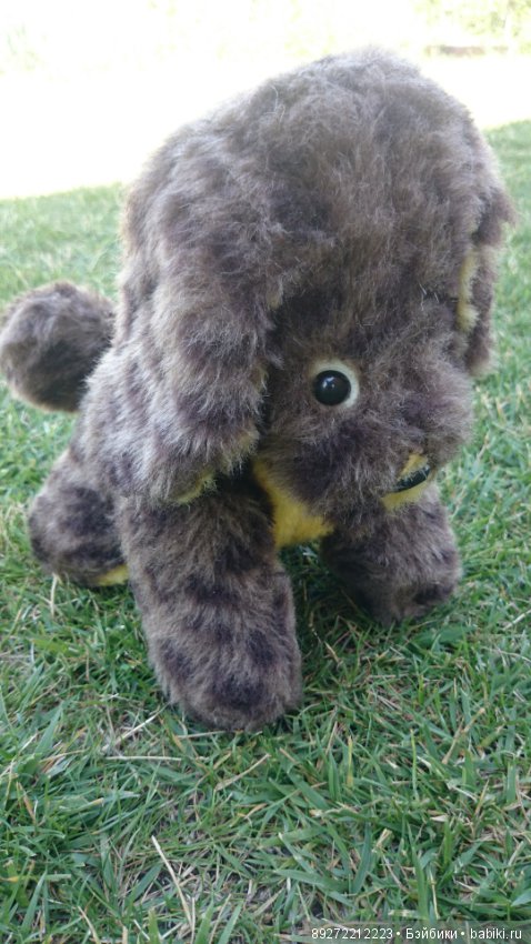 Собака шарнирная СССР — Винтажные куклы и игрушки детства