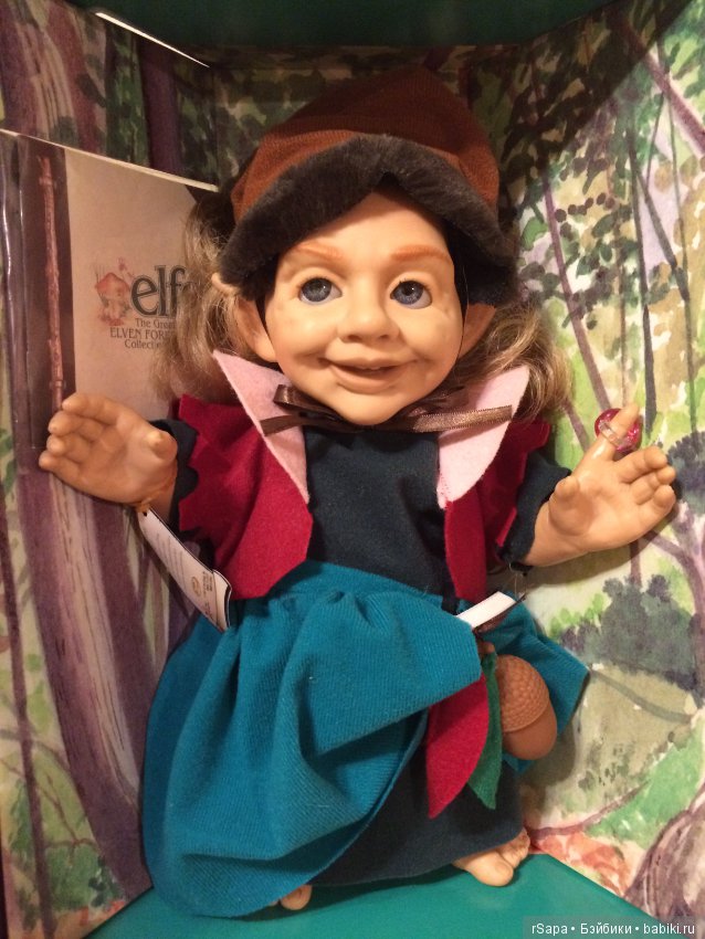 Эльфы мама Ларна и папа Элмар из серии эльфов большого эльфийского леса 1997 год Номер 1 (фото 2)