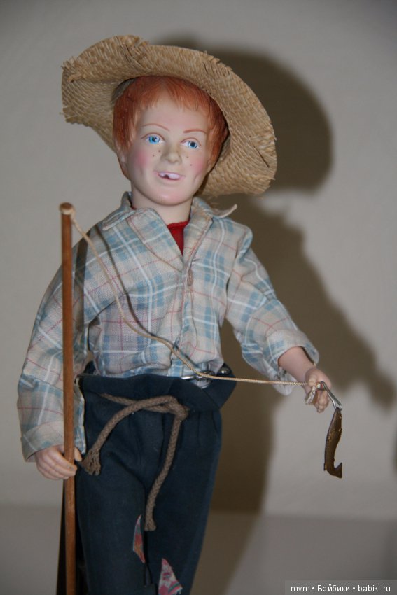 Марк Твен и Гекльберри Финн/ Цена за 2 куклы (фото 7)